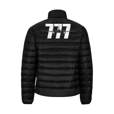 BOEING 777 Men's Stand Collar Padded Jacket e-joyer